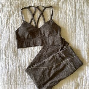 JoyLab Brown Matching Workout Set